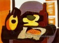 Nature morte à la galette 1924 cubiste Pablo Picasso
